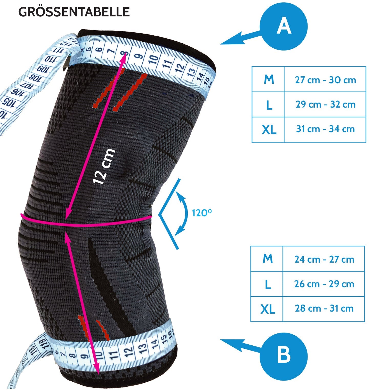 AGILE NOW Ellenbogenbandage Upgraded line Red