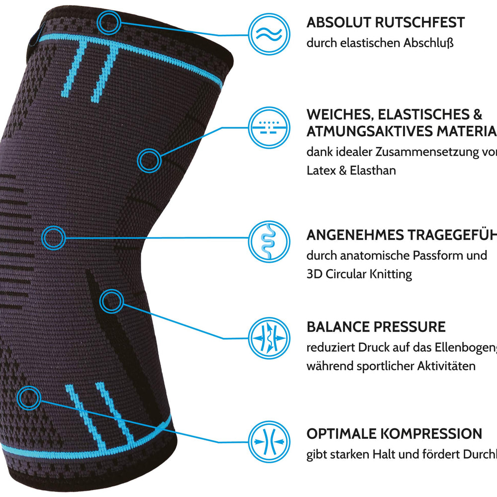 
                      
                        AGILE NOW Ellenbogenbandage Essential Line Blue
                      
                    