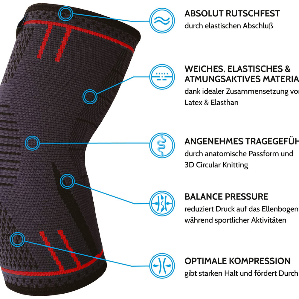 
                      
                        AGILE NOW Ellenbogenbandage Essential Line Red
                      
                    