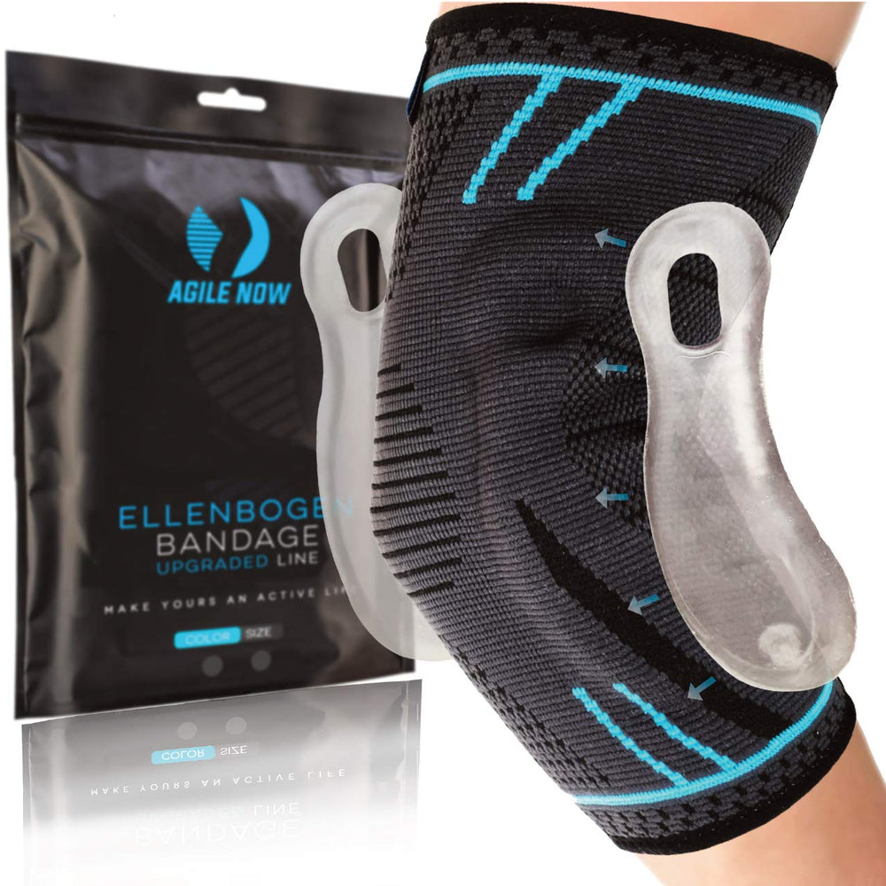 
                      
                        AGILE NOW Ellenbogenbandage Upgraded Line Blue
                      
                    