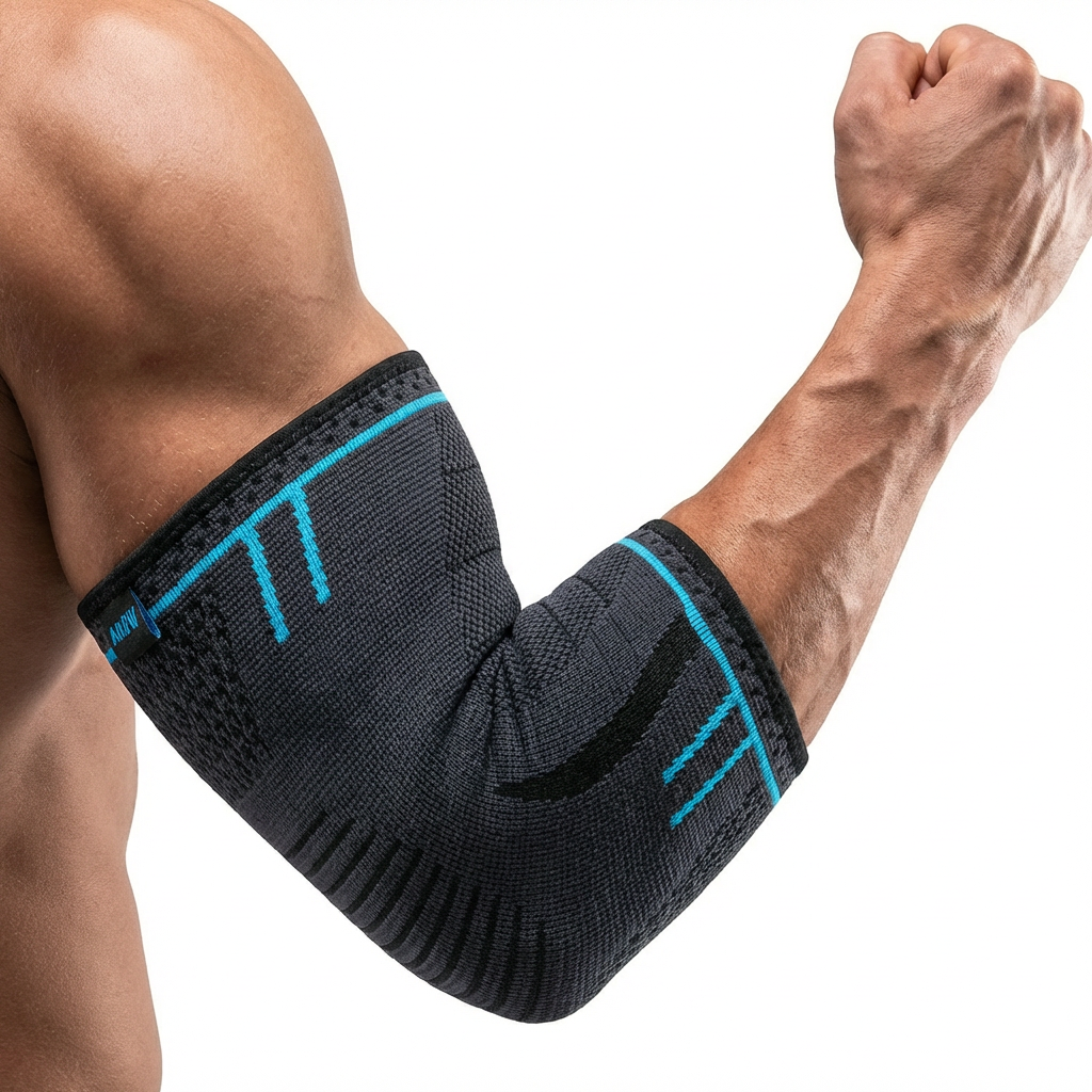 AGILE NOW Ellenbogenbandage Essential Line Blue