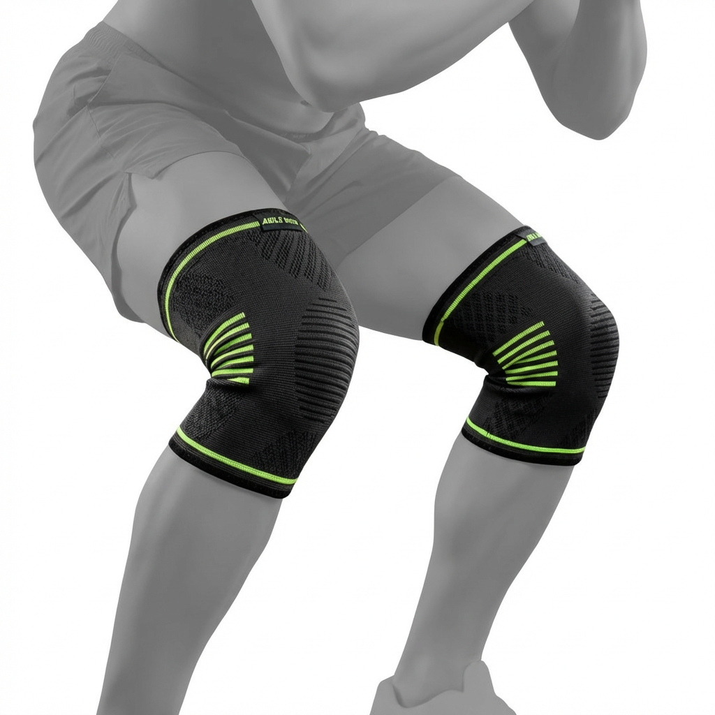 Kniebandage Grün