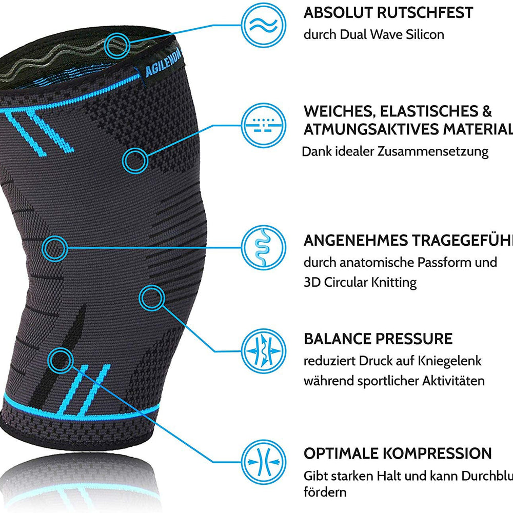 
                      
                        AGILE NOW Kniebandage Essential Line [2er Set]
                      
                    
